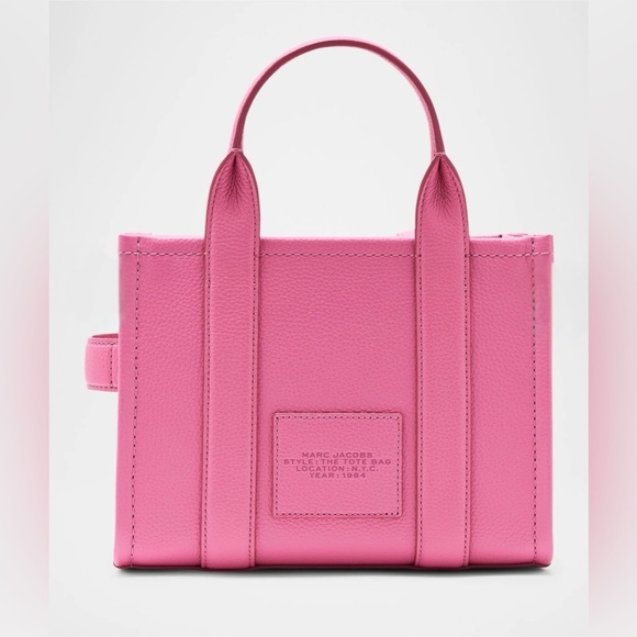 Marc Jacobs The Leather Tote Crossbody Bag – Candy Pink -Rare & Sold Out - Picture 3 of 16